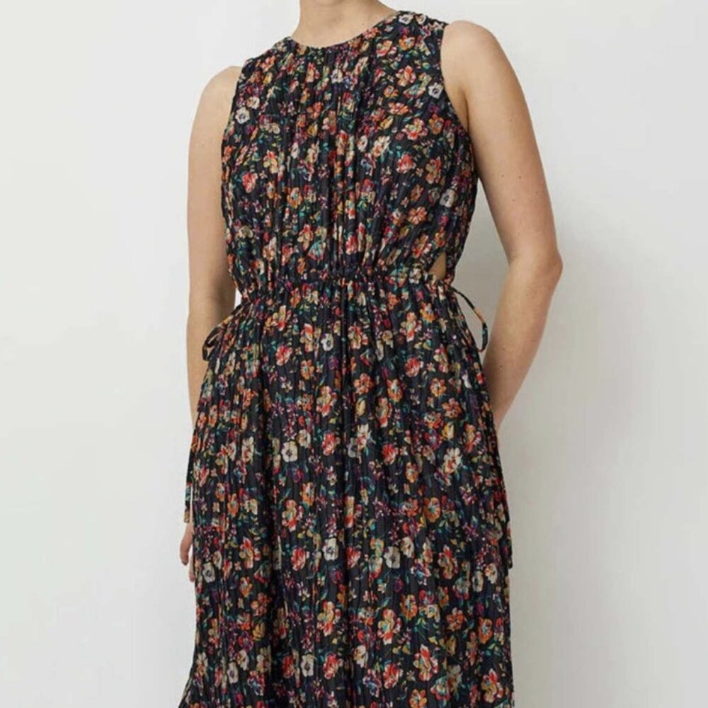No. 6 Store Phoebe Dress in Black Wisteria | Size M